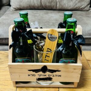 מארז בירות ופינוקים